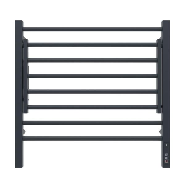 Полотенцесушитель электрический с полкой Terminus Горизонт П8 60х60 КС, черный муар