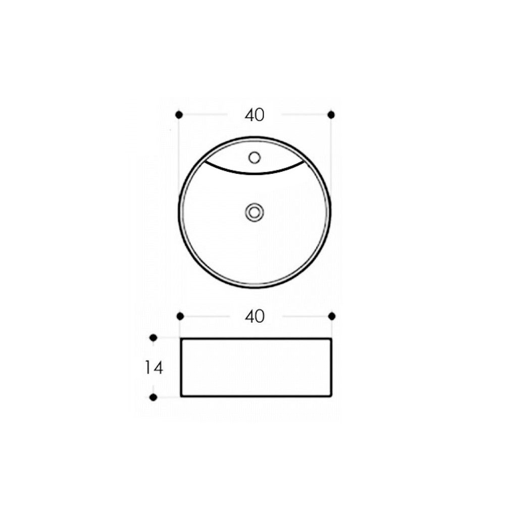 Раковина чаша Maretti EA13NS67-844, белая, артикул EA13NS67-844