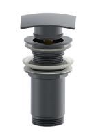 Донный клапан для раковины 1 1/4 WONZON & WOGHAND, Темный графит (WW-88SS08-BGM)