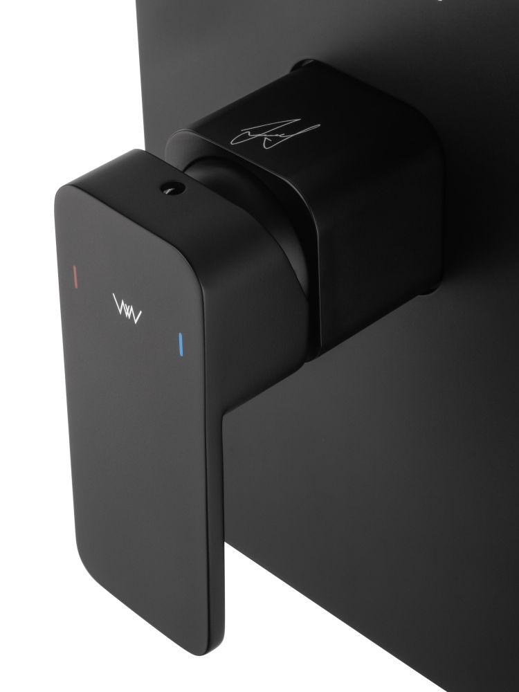 Смеситель для душа встраиваемый WONZON & WOGHAND ARNIE, Черный матовый (WW-694700-2-MB)