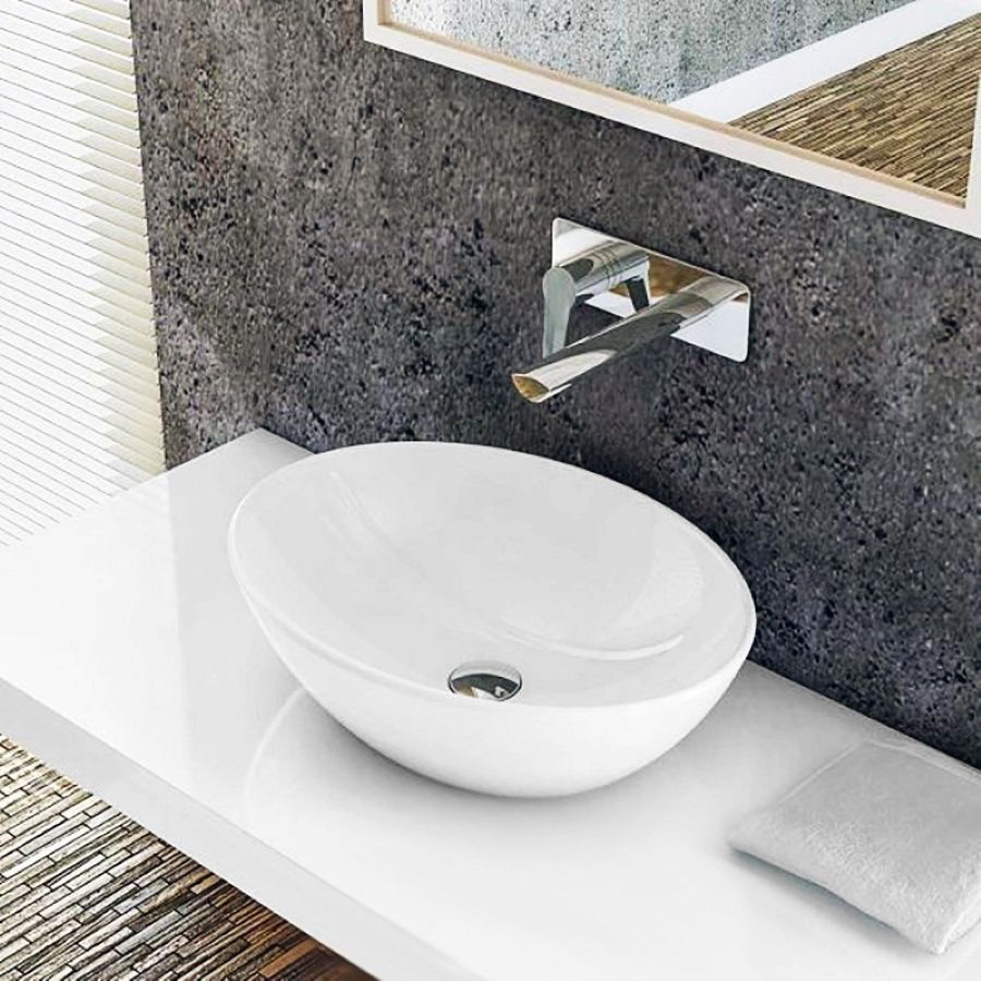 Раковина чаша Maretti EN13NS87-844, белая, артикул EN13NS87-844