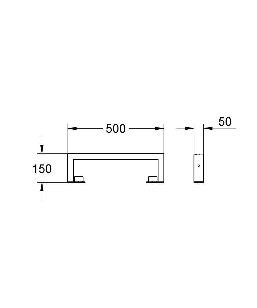 Комплект для увеличения высоты для инсталляций GROHE Rapid SL до 350 мм (38629000) Комплект для увеличения высоты для инсталляций GROHE Rapid SL до 350 мм (38629000)