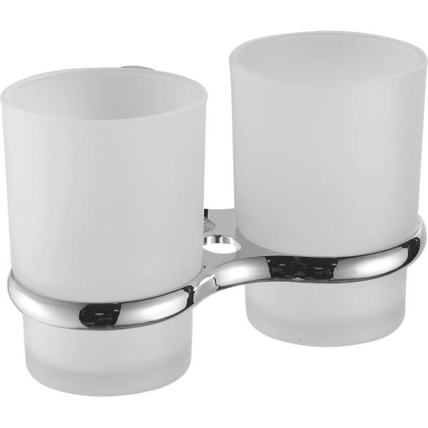 Стакан двойной для ванной комнаты FASHUN A1608, хром