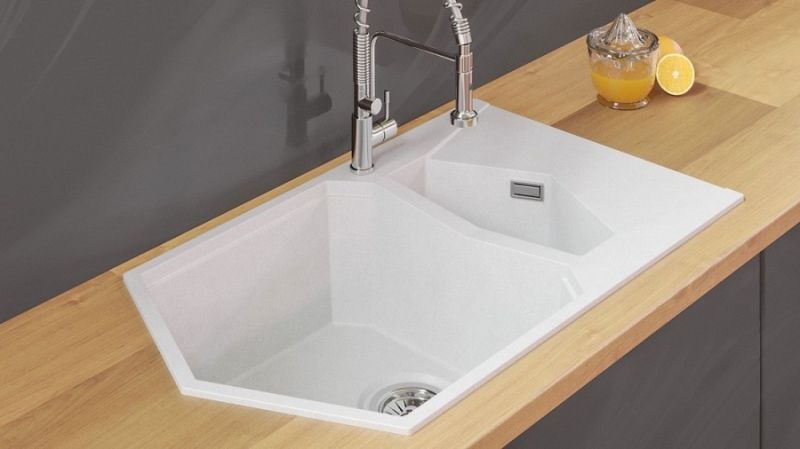 Кухонная мойка KitKraken Pond Grey 85 Серая Кухонная мойка KitKraken Pond Grey 85 Серая