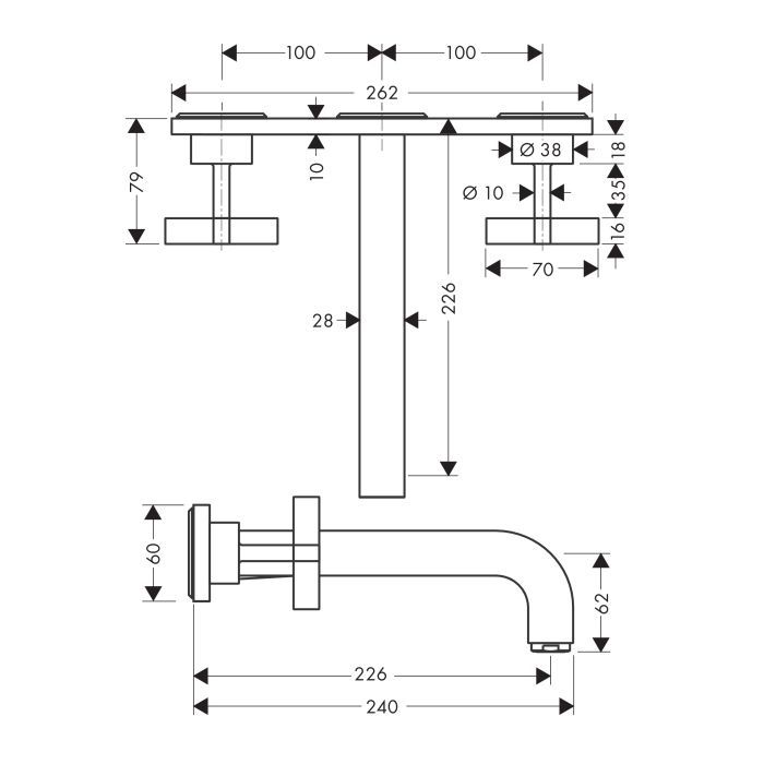 AX Citterio Смеситель для раковины , цвет шлифованное красное золото AX Citterio Смеситель для раковины , цвет шлифованное красное золото