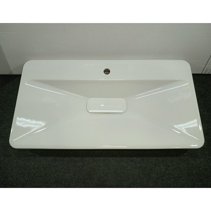 TOTO SG Раковина полувстраиваемая 900х470х65мм,, с 1 отв.под смеситель, без перелива, CeFiONtect, цвет: белый