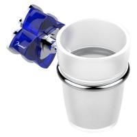 THG PETALE DE CRISTAL BLEU Стакан стеклянный, подвесной, цвет хром