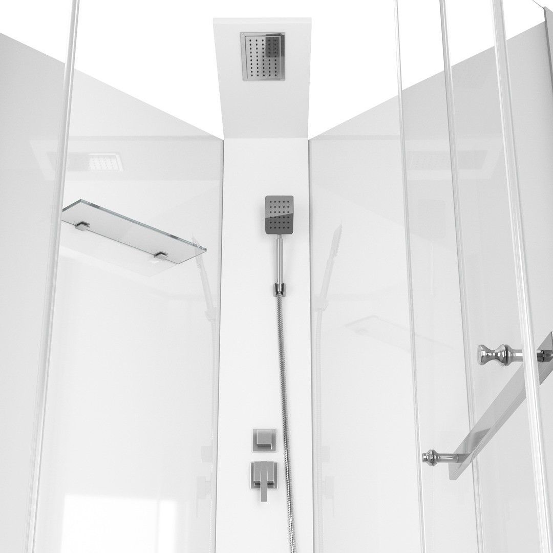 Кабина CHIKA901T душевая без крыши Cerutti SPA (90x90x215-225) Кабина CHIKA901T душевая без крыши Cerutti SPA (90x90x215-225)