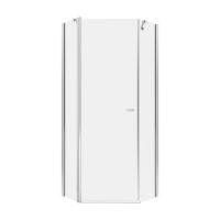 Душевое ограждение NEW TRENDY NEW SOLEO  80x80x195 K-0606 (хром)