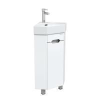 Тумба Onika Айленд 35 напольная, белая, угловая (ум. Line)