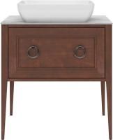 Тумба PLAZA Classic напольная с ящиками 80, орех