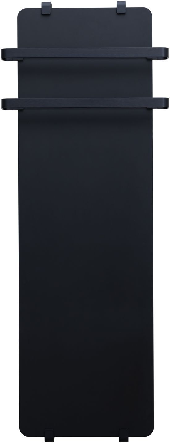 Полотенцесушитель электрический Allen Brau Infinity 120x44 с рейлингом 2.0 и креплением, черный матовый