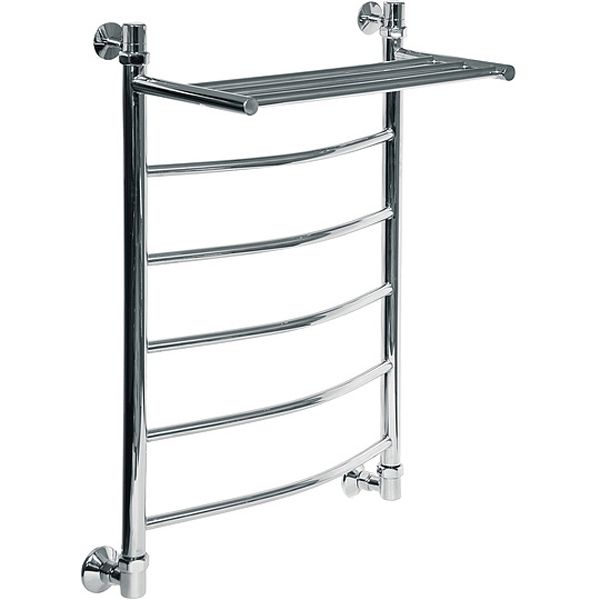 Водяной полотенцесушитель Ника Arc ЛД/ВП 80x60 с полкой Хром Водяной полотенцесушитель Ника Arc ЛД/ВП 80x60 с полкой Хром