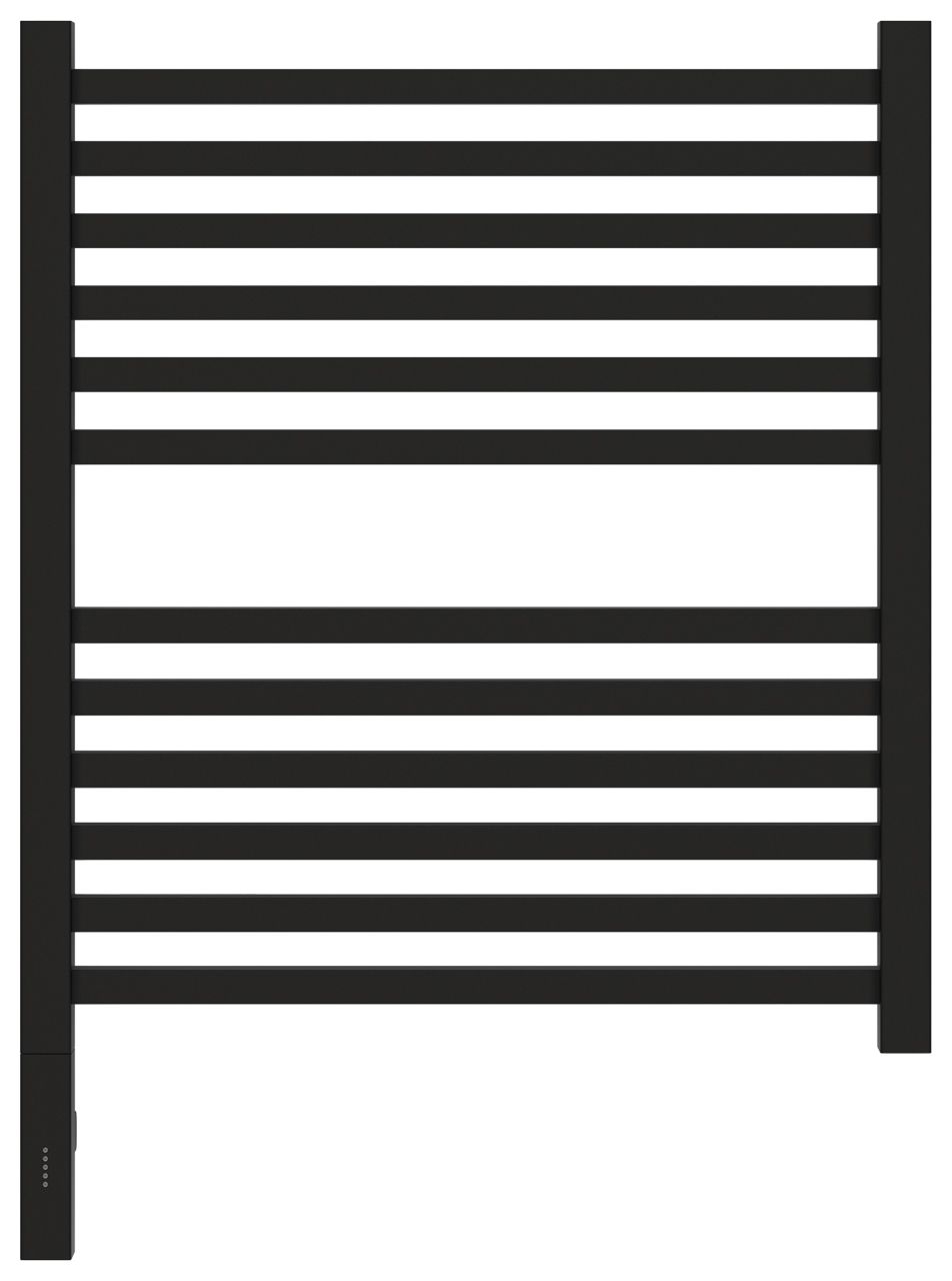 Полотенцесушитель электрический "МОДУС 3.0" 600х500 / МЭМ левый (Матовый чёрный)