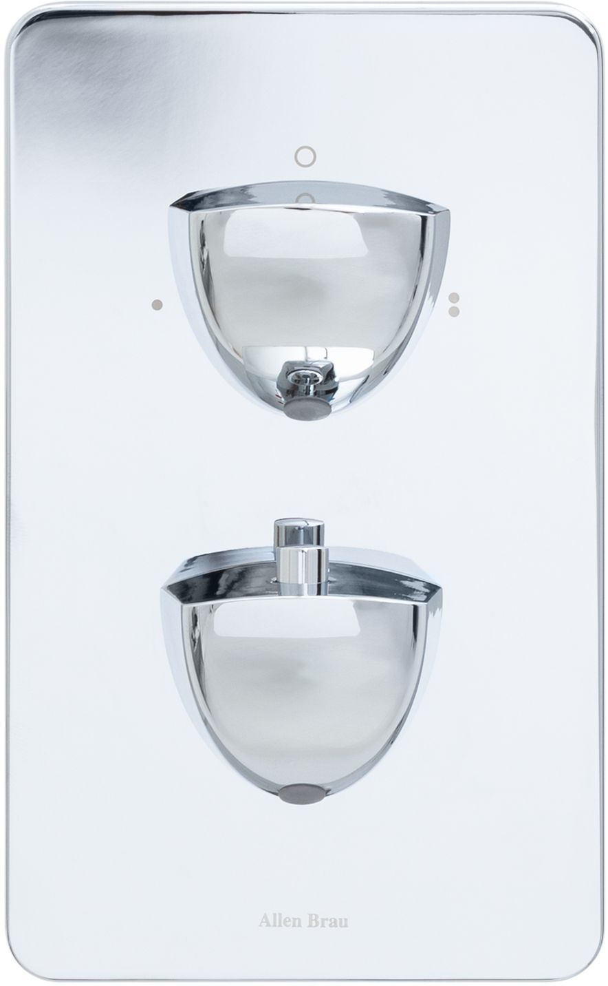 Смеситель для ванны Allen Brau Infinity 5.21216-00 (с внутренней частью, 2 выхода) хром, артикул 5.21216-00