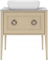 Тумба PLAZA Classic напольная с ящиками 80, капучино матовая