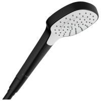 Ручной душ, Hansgrohe, Croma Select E, размер душевого диска, мм-110, форма-круглая, количество режимов-1, тип струи-дождь (Rain), соединительная резьба G ½, цвет-чёрный матовый Ручной душ, Hansgrohe, Croma Select E, размер душевого диска, мм-110, форма-круглая, количество режимов-1, тип струи-дождь (Rain), соединительная резьба G ½, цвет-чёрный матовый