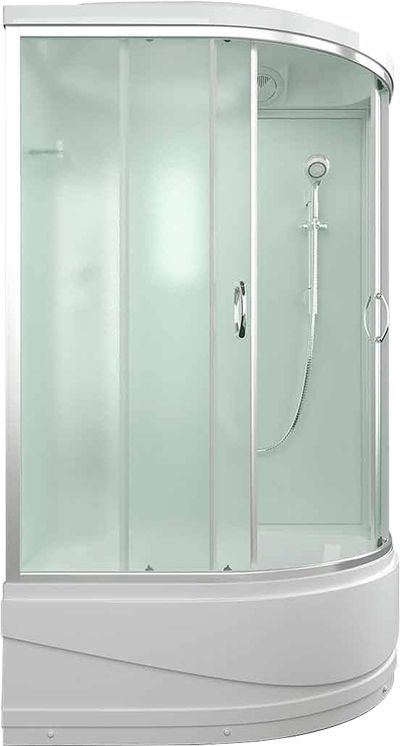 Душевая кабина Erlit Comfort ER3512TPL 120x80 задняя стенка Белая стекло матовое Душевая кабина Erlit Comfort ER3512TPL 120x80 задняя стенка Белая стекло матовое