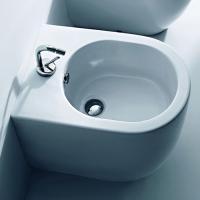 Kerasan Flo биде приставное 52см, с 1 отв. под смеситель, цвет белый