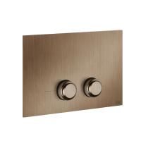GESSI VENTI20 Клавиша смыва для унитаза двойная, для инсталляций Geberit Sigma8 и Sigma12, цвет Copper Brushed PVD GESSI VENTI20 Клавиша смыва для унитаза двойная, для инсталляций Geberit Sigma8 и Sigma12, цвет Copper Brushed PVD