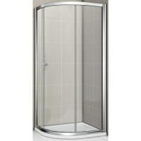 Душевой уголок Cezares Pratico R-1 90x90 профиль Хром стекло прозрачное