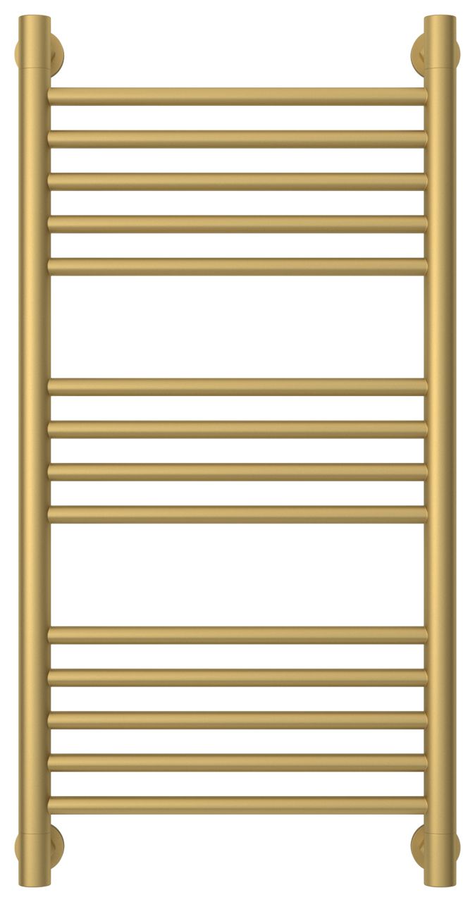 Полотенцесушитель водяной "Богема+" прямая 800х400 (Матовое ЗОЛОТО)