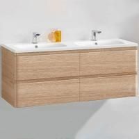 Тумба под раковину Vincea Alba VMC-1A120WO подвесная W.Oak