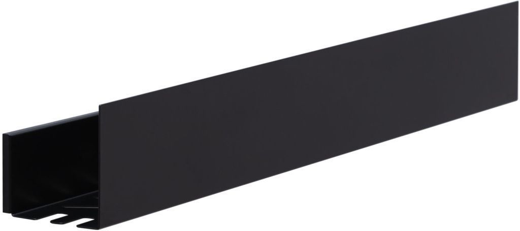 Полка Aquanet Магнум Н 90x12 черная матовая, с крючками Полка Aquanet Магнум Н 90x12 черная матовая, с крючками