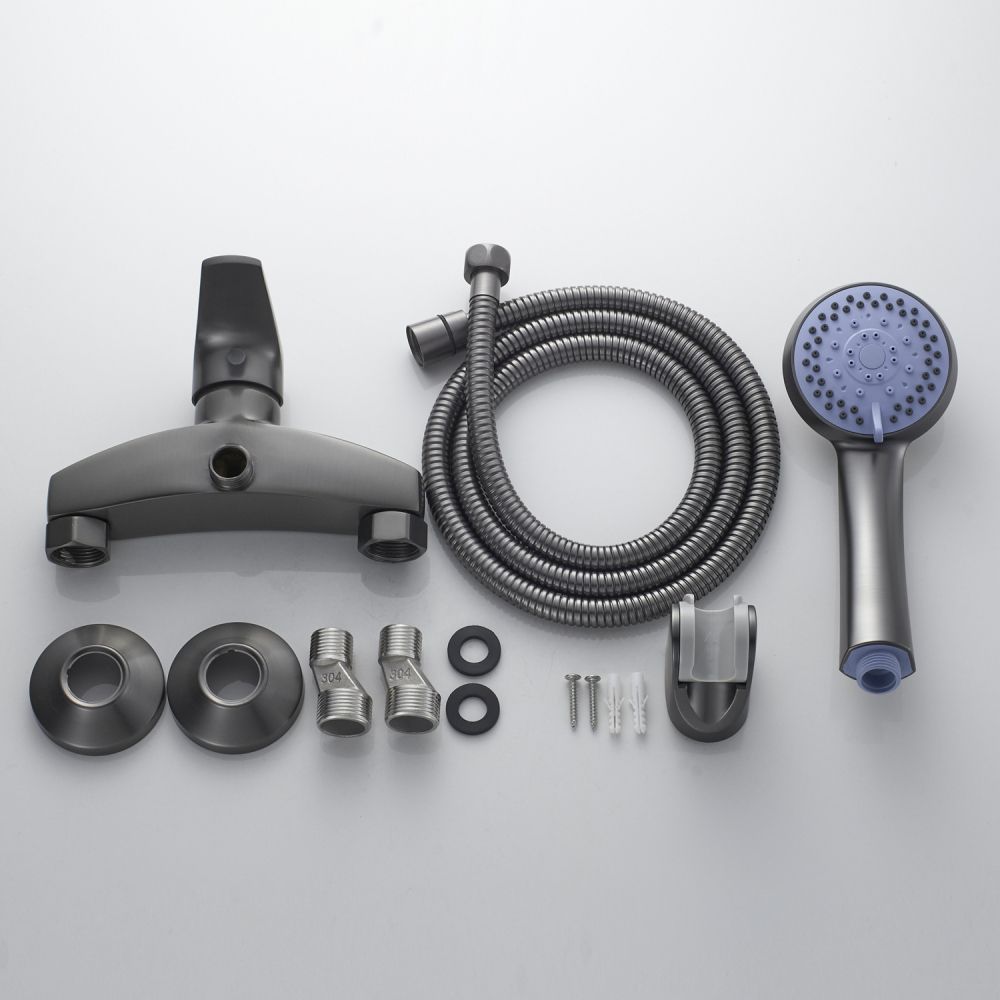 Смеситель для душа Shevanik S5016T, оружейная сталь