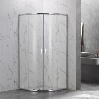 Душевой угол Veconi Rovigo RV-202, 900x900x1900, хром, стекло прозрачное