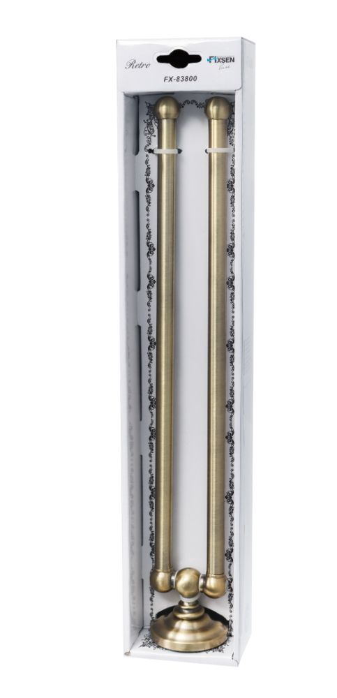 Полотенцедержатель FIXSEN Retro рога 2-ой (FX-83802A), артикул FX-83802A