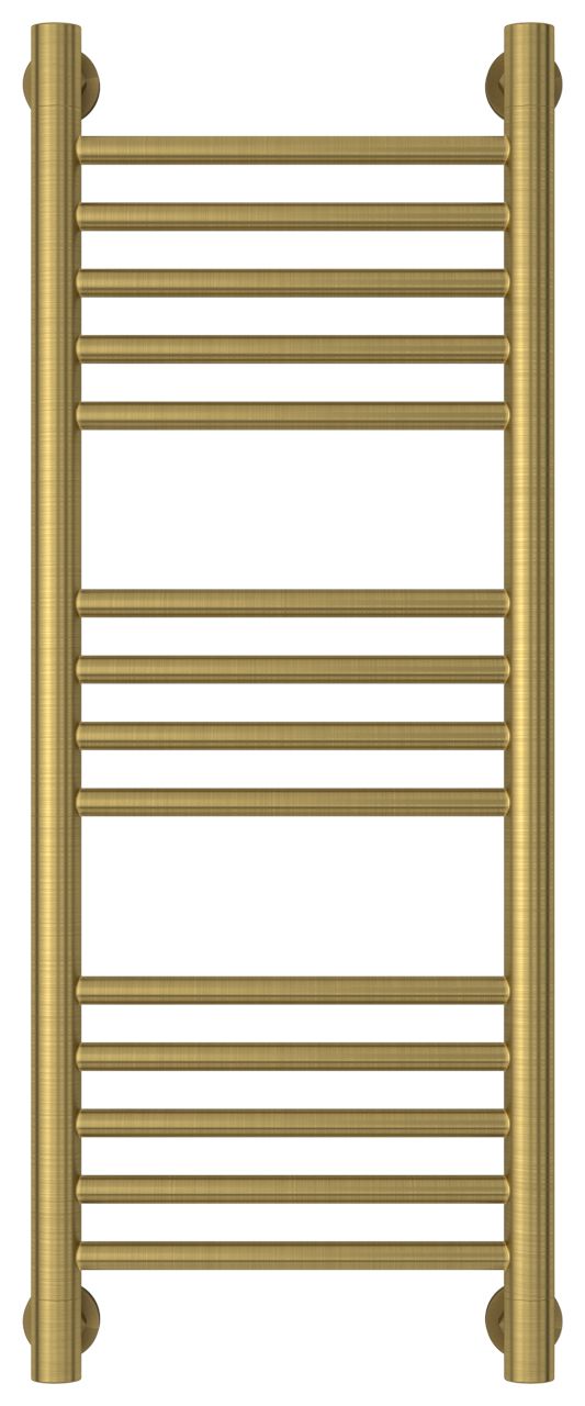 Полотенцесушитель водяной "Богема+" прямая 800х300 (Состаренная ЛАТУНЬ)