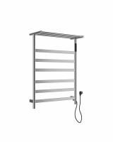 Полотенцесушитель электрический с полкой WONZON & WOGHAND, Брашированный никель (WW-A403-BR) Полотенцесушитель электрический с полкой WONZON & WOGHAND, Брашированный никель (WW-A403-BR)