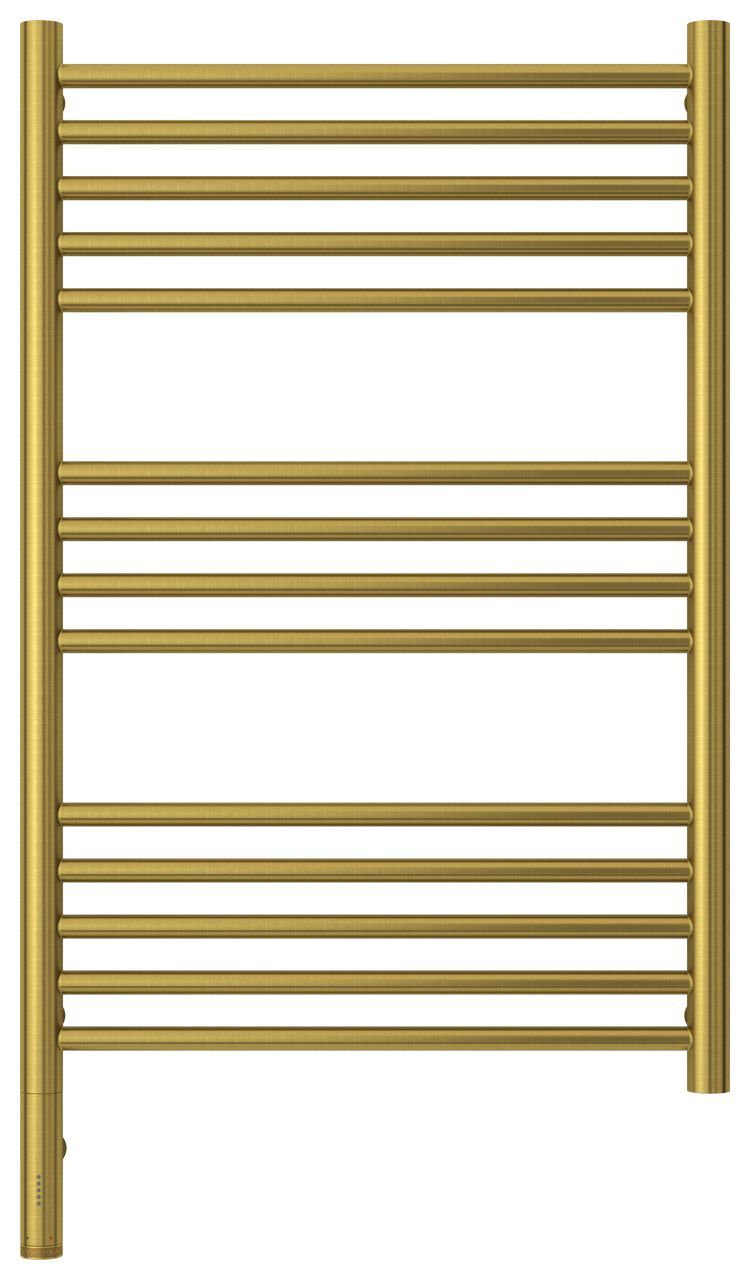 Полотенцесушитель электрический "БОГЕМА 3.0" прямая 800х500 / МЭМ левый (Состаренная латунь)