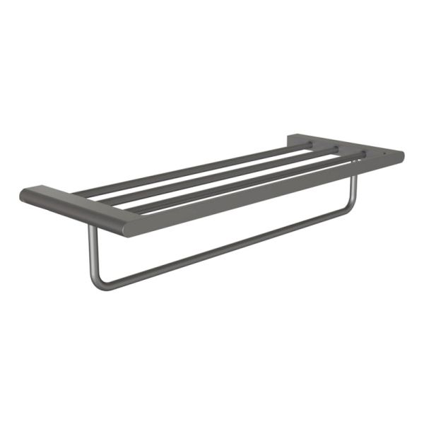 Полка для полотенец Knotlor TR101GM, оружейная сталь