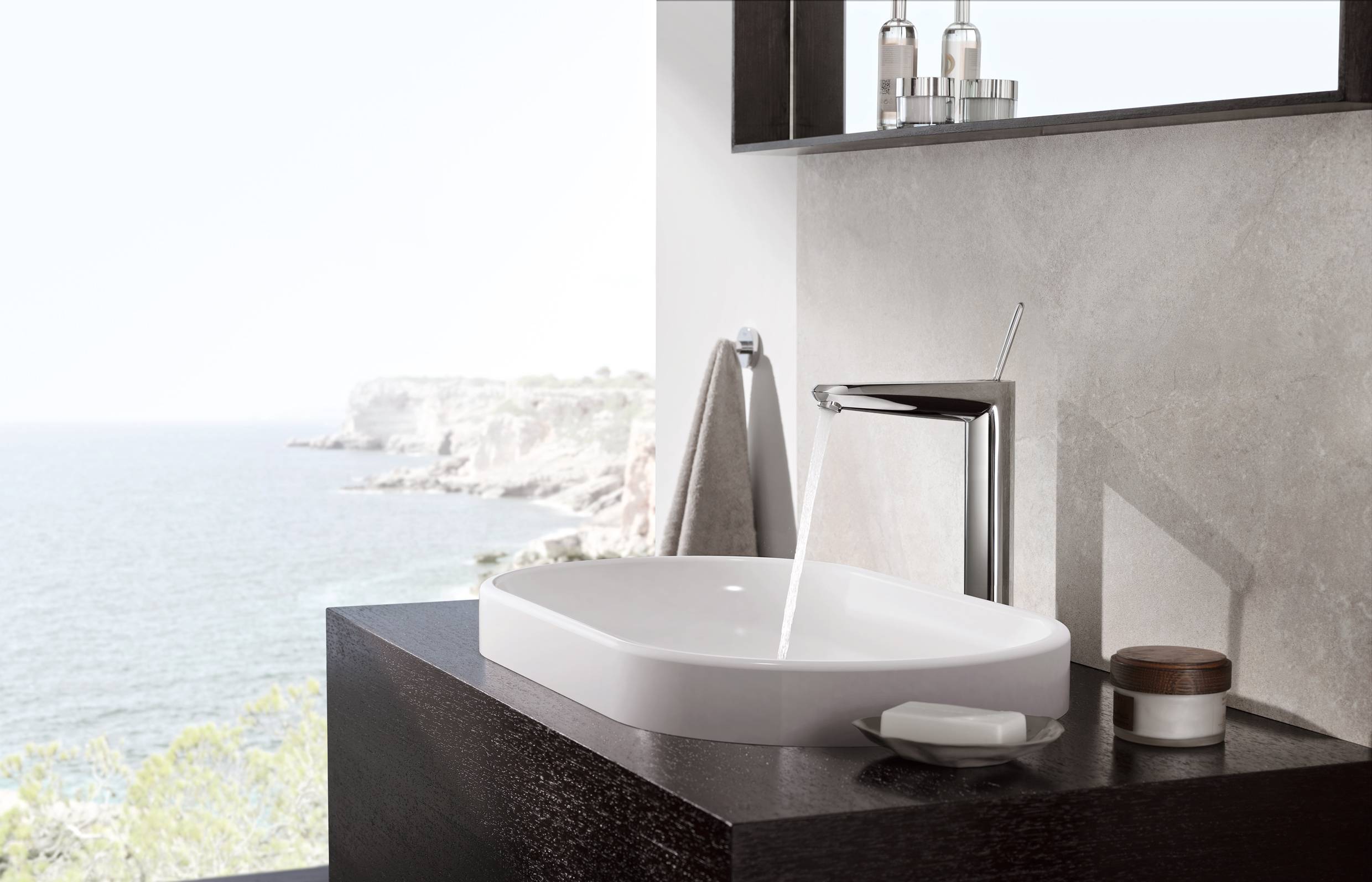 Смеситель для раковины GROHE Eurodisc Joy , отдельностоящий, хром (23428000) Смеситель для раковины GROHE Eurodisc Joy , отдельностоящий, хром (23428000)
