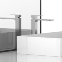 смесители для раковины Vincea Смеситель для раковины Cube VBF-1C02CH однорычажный, хром,