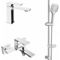 Комплект смесителей Orange Lutz M04-311cr Хром Комплект смесителей Orange Lutz M04-311cr Хром