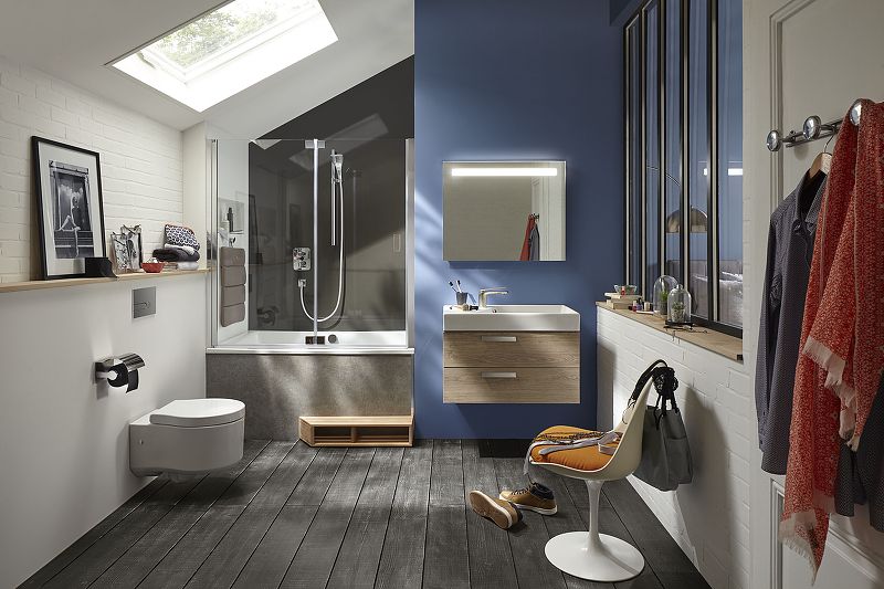 Смеситель для душа Jacob Delafon Symbol E71689-CP с термостатом Хром