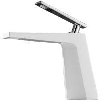 Смеситель для раковины Bronze de Luxe Quadro A919WС Белый Хром