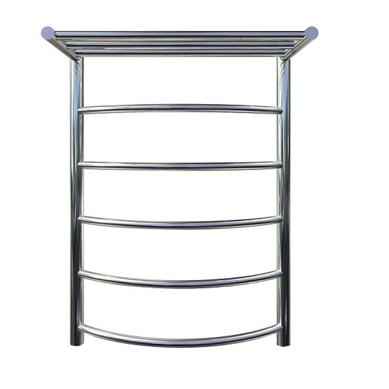 Полотенцесушитель водяной с полочкой (лесенка) Тругор Приоритет НК 1 П 80х50 см (без углов)