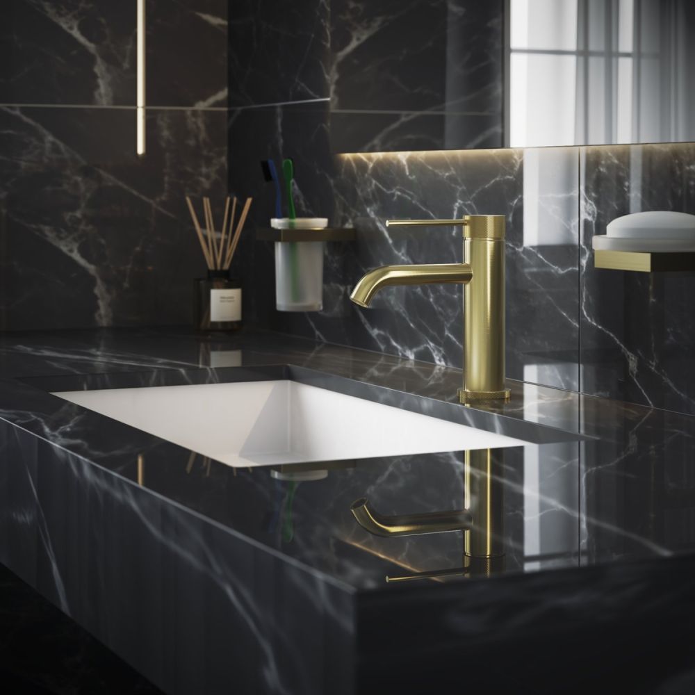 Смеситель для раковины Timo Saona золото матовое (2461/17F), артикул 2461/17F