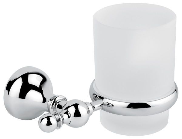 Стакан для зубных щеток DC002, цвет хром