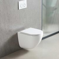 подвесные унитазы Vincea Унитаз подвесной Bien VT1-51T Tornado, цвет белый, ультратонкое soft-close сиденье,