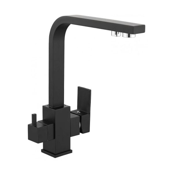 Смеситель для кухни с подключением к фильтру Savol S-L1807H, черный