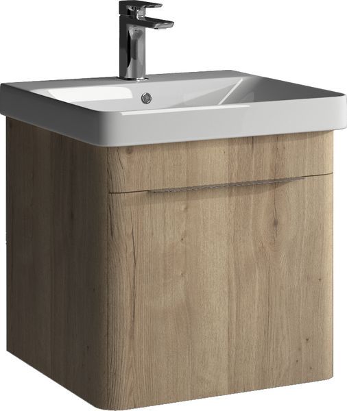 IBX REDING, тумба под раковину 50 см, 1 ящик с ручкой, цвет галифакс