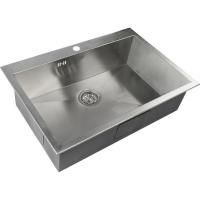Кухонная мойка ZorG X SH X 7551 Матовый хром