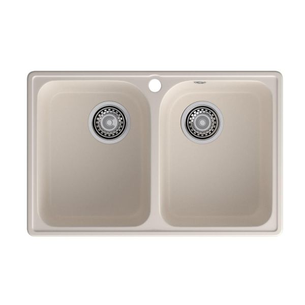Кухонная мойка GranFest QUARZ 15, белый