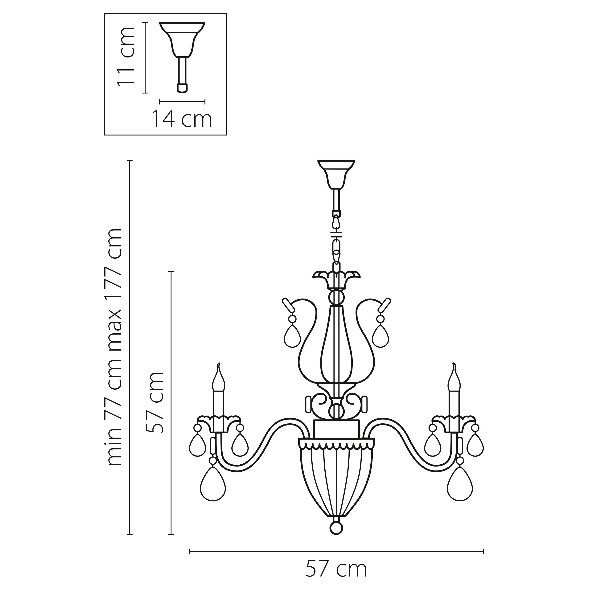 Люстра подвесная Schon Lightstar Premium 790061