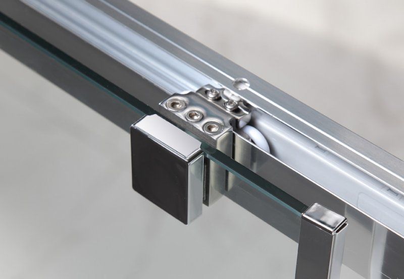 Душевая дверь в нишу Cezares Lux Soft W-BF-1 140 профиль Хром стекло прозрачное